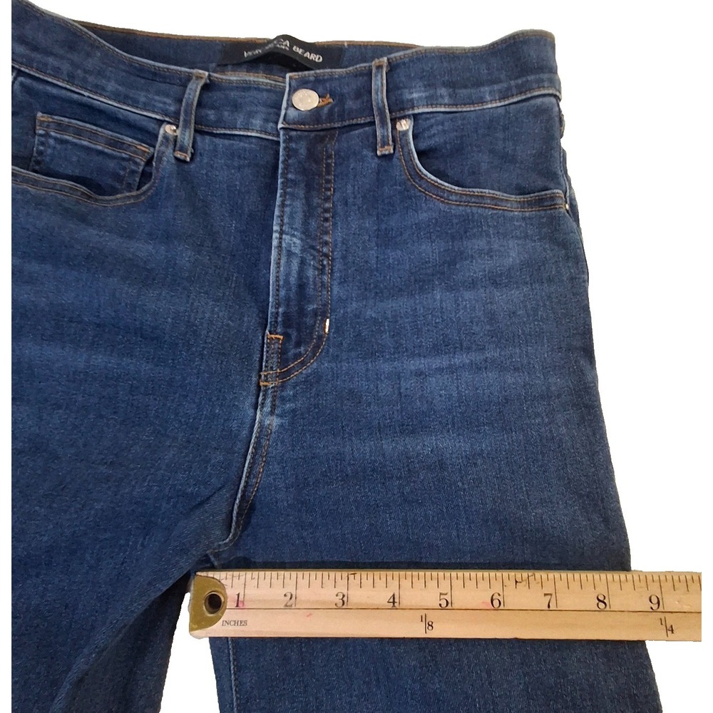 Veronica Beard Carson Ankle‎ Flare Jeans Women's 28 Blue Denim High Rise Stretch - Picture 10 of 11